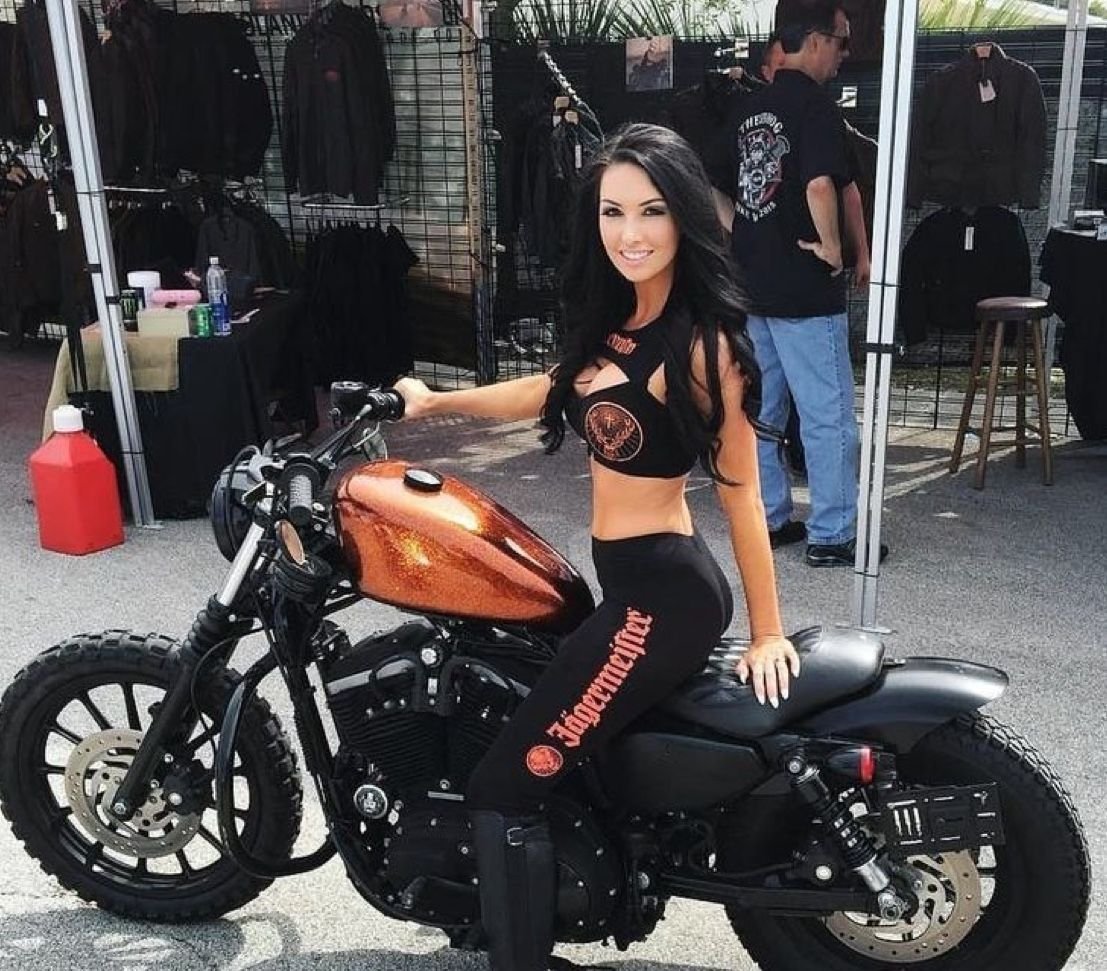 Beautiful girls and bikes in San Antonio